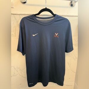 Nike UVA dri fit navy blue T-Shirt
